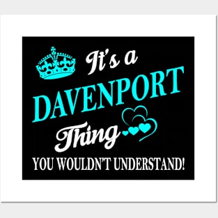 DAVENPORT Posters and Art